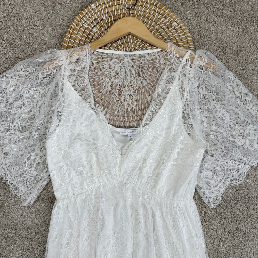 Baltic Born White Lace Maxi Dress - Picture 5 of 15